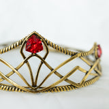 Bruno’s Crown in Antique Gold & Red