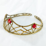 Bruno’s Crown in Antique Gold & Red