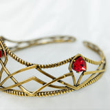 Bruno’s Crown in Antique Gold & Red
