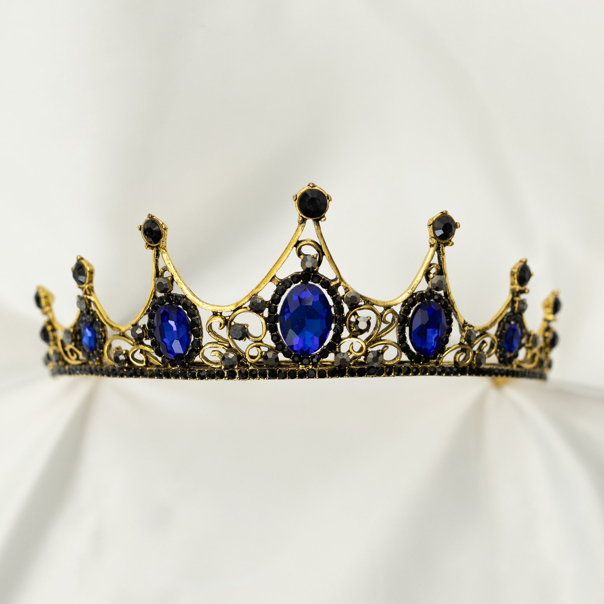 Cindy's Tiara in Blue & Gold