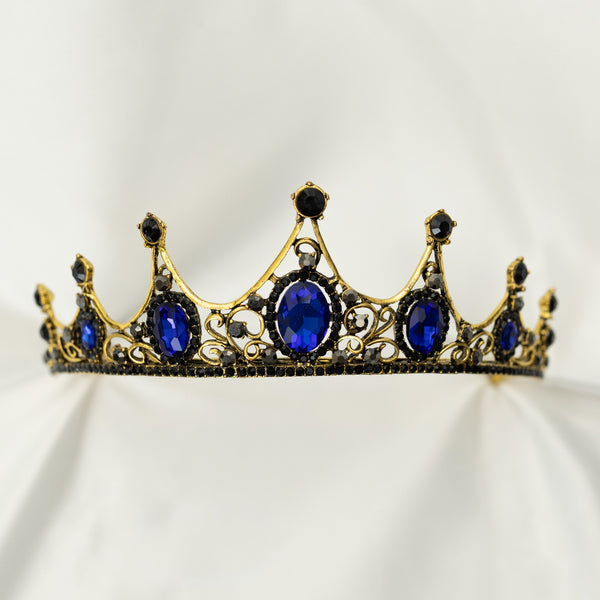 Cindy's Tiara in Blue & Gold