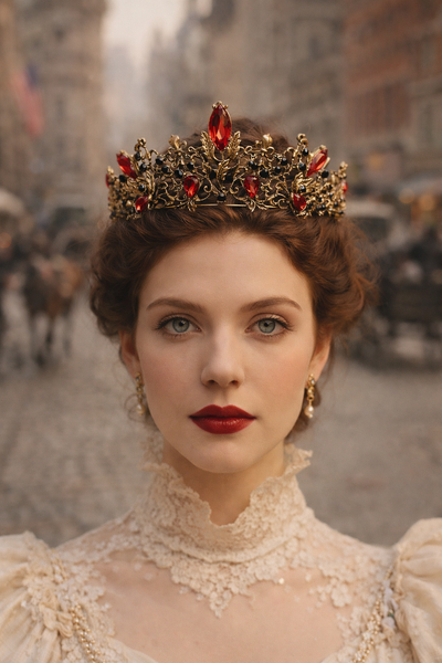 Esme's Tiara in Red