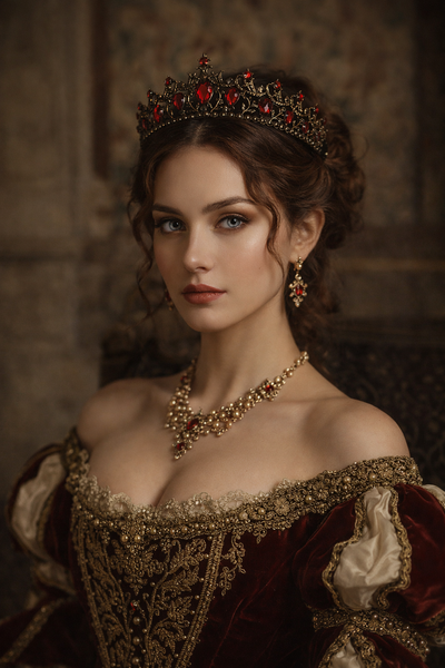 Finley’s Tiara in Red