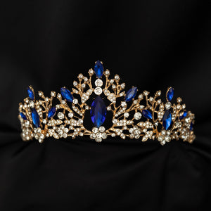 Felicity's Tiara in Blue & Gold