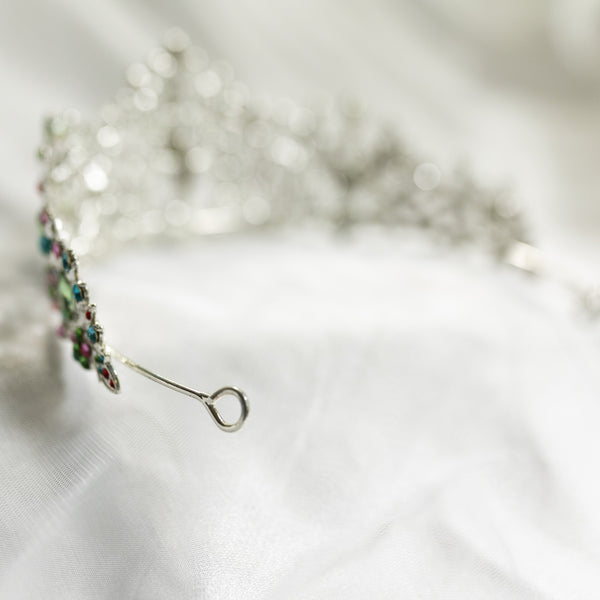 Felicity's Tiara in Silver & Multi Color