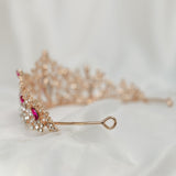 Felicity's Tiara in Hot Pink & Gold