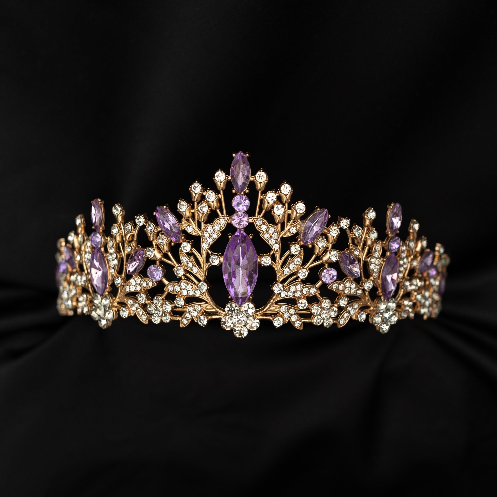 Felicity’s Tiara in Lavender & Gold