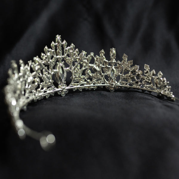 Felicity's Tiara in Silver & Opal