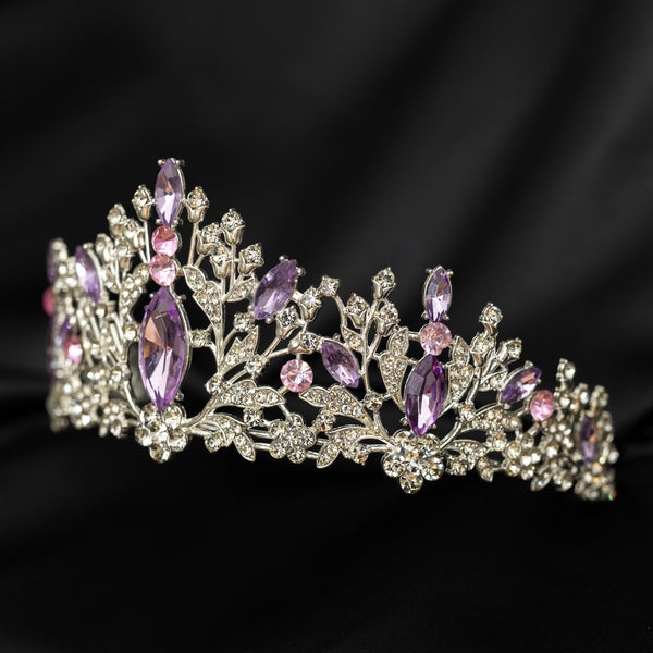 Felicity’s Tiara in Lavender & Silver
