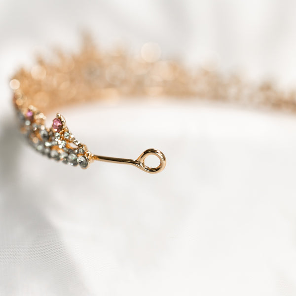 Finley’s Tiara in Pink & Gold