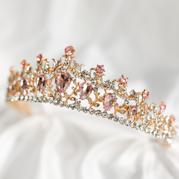 Finley’s Tiara in Pink & Gold