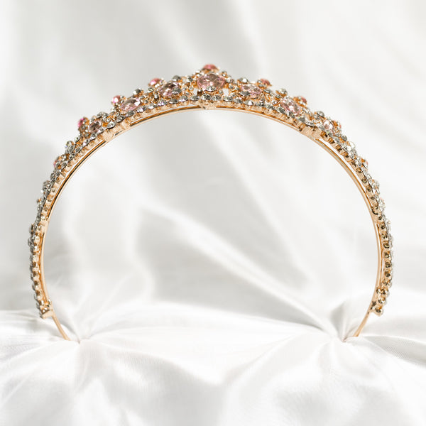 Finley’s Tiara in Pink & Gold