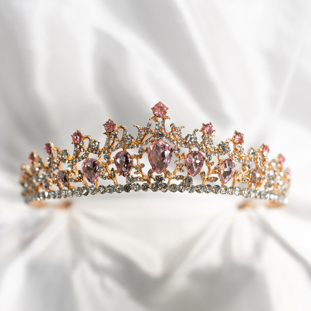 Finley’s Tiara in Pink & Gold