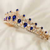 Finley's Tiara in Blue & Gold