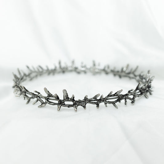 Gabriel’s Crown in Antique Silver