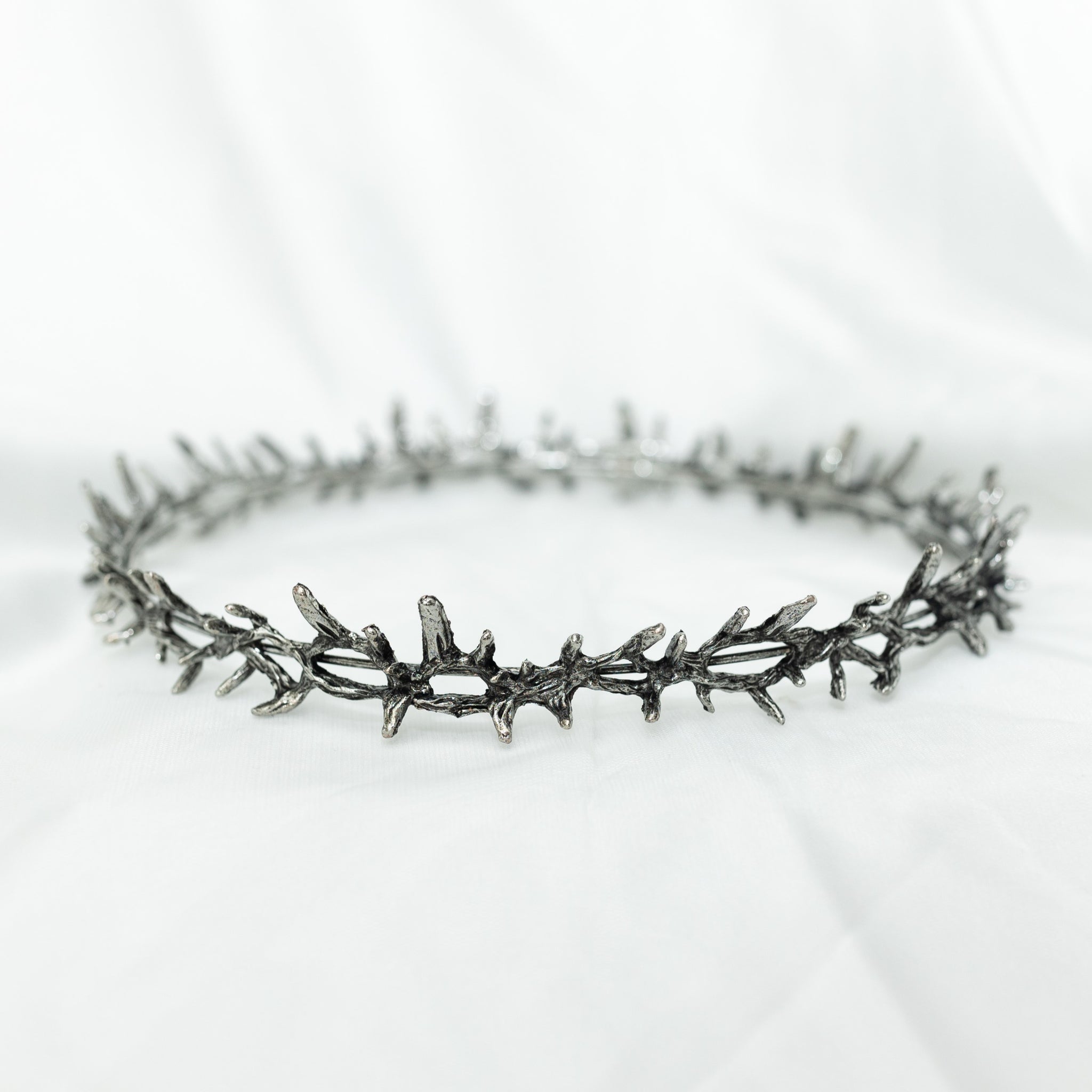 Gabriel’s Crown in Antique Silver