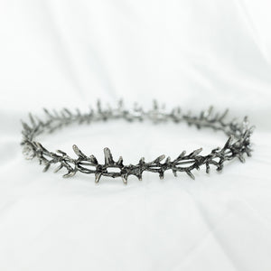 Gabriel’s Crown in Antique Silver