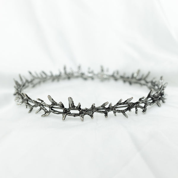 Gabriel’s Crown in Antique Silver