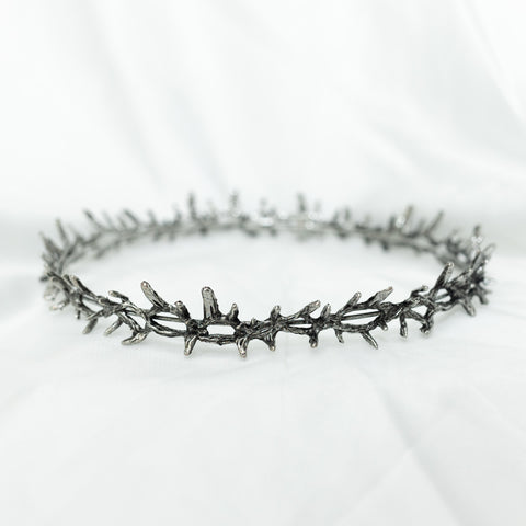 Gabriel’s Crown in Antique Silver