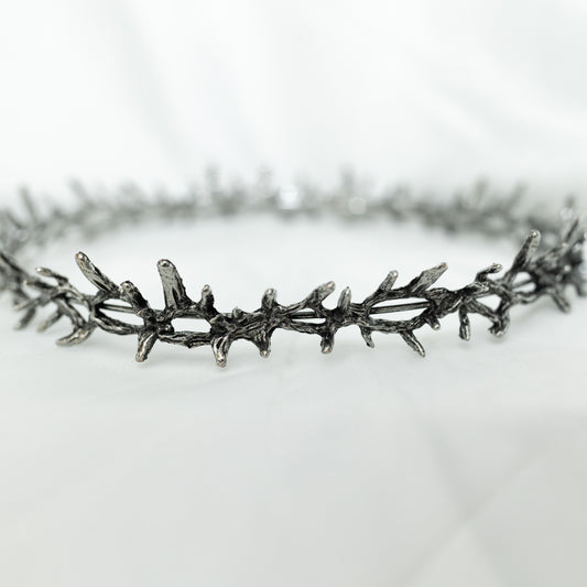 Gabriel’s Crown in Antique Silver