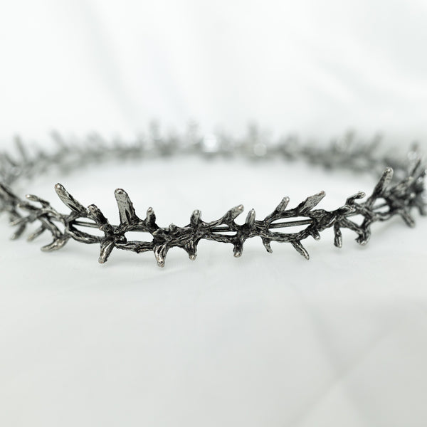 Gabriel’s Crown in Antique Silver