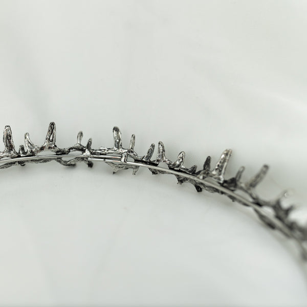 Gabriel’s Crown in Antique Silver