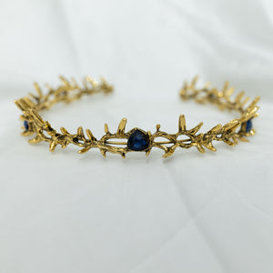 Gabriel’s Crown in Antique Gold & Blue
