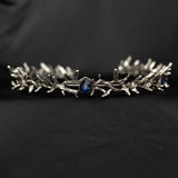 Gabriel’s Crown in Antique Silver & Blue