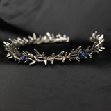 Gabriel’s Crown in Antique Silver & Blue