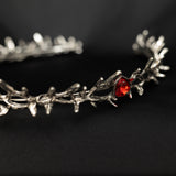 Gabriel’s Crown in Antique Silver & Red