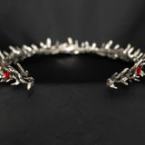 Gabriel’s Crown in Antique Silver & Red