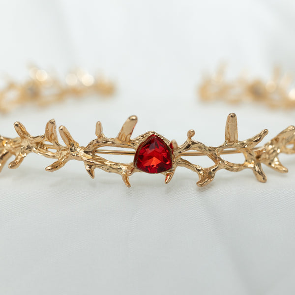 Gabriel’s Crown in Gold & Red