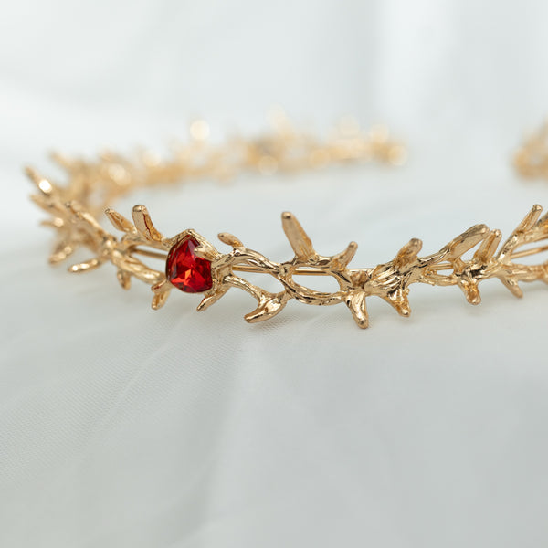 Gabriel’s Crown in Gold & Red