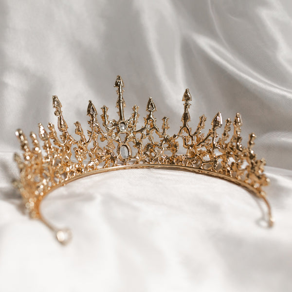 Helena's Tiara in Pink & Gold
