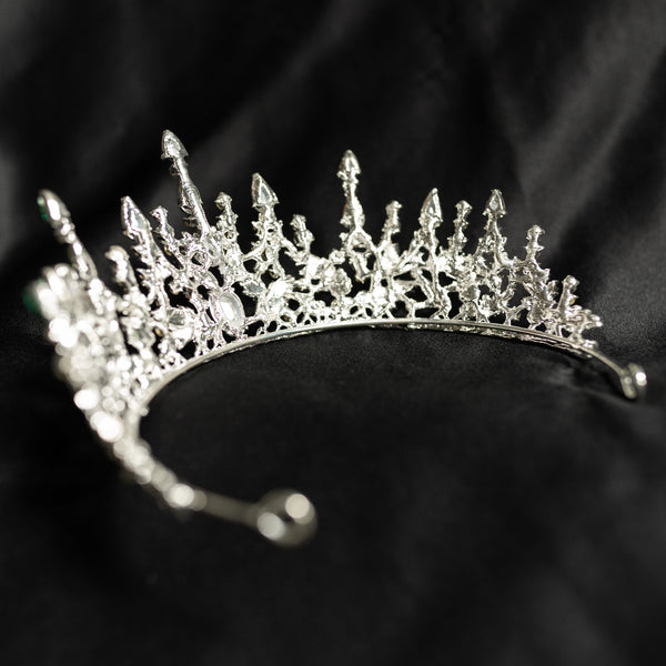 Helena's Tiara in Green & Silver