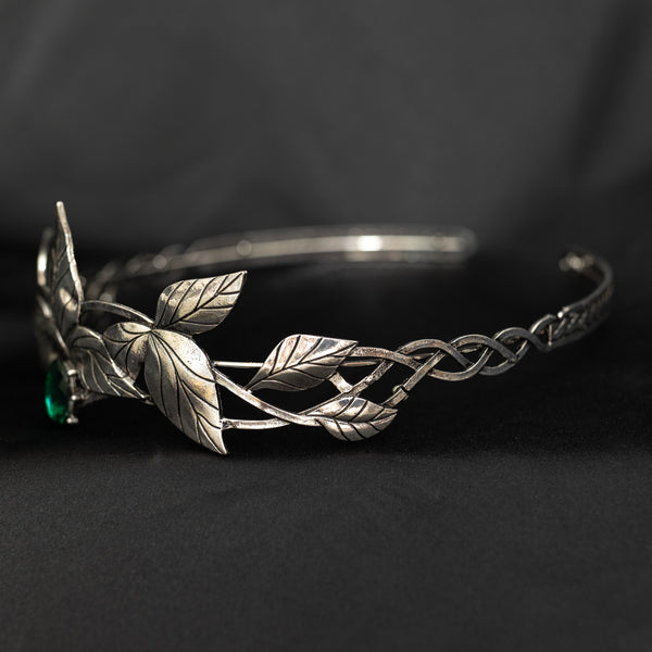 Hugo's Crown in Green & Silver