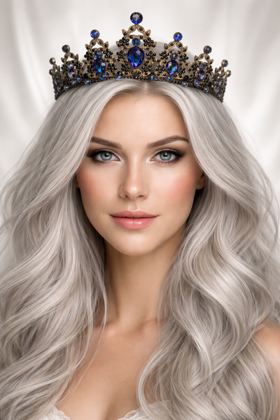 Ophelia's Tiara in Blue