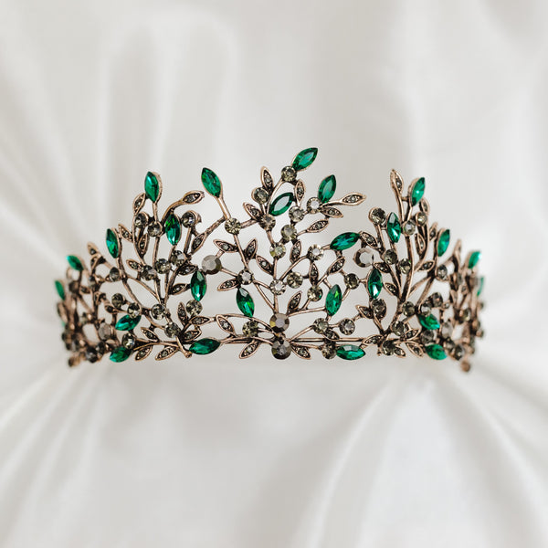 Ingrid's Tiara in Green