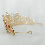 Ingrid's Tiara in Red & Gold