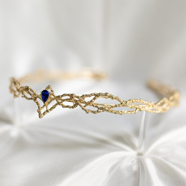 King’s Crown in Gold & Royal Blue