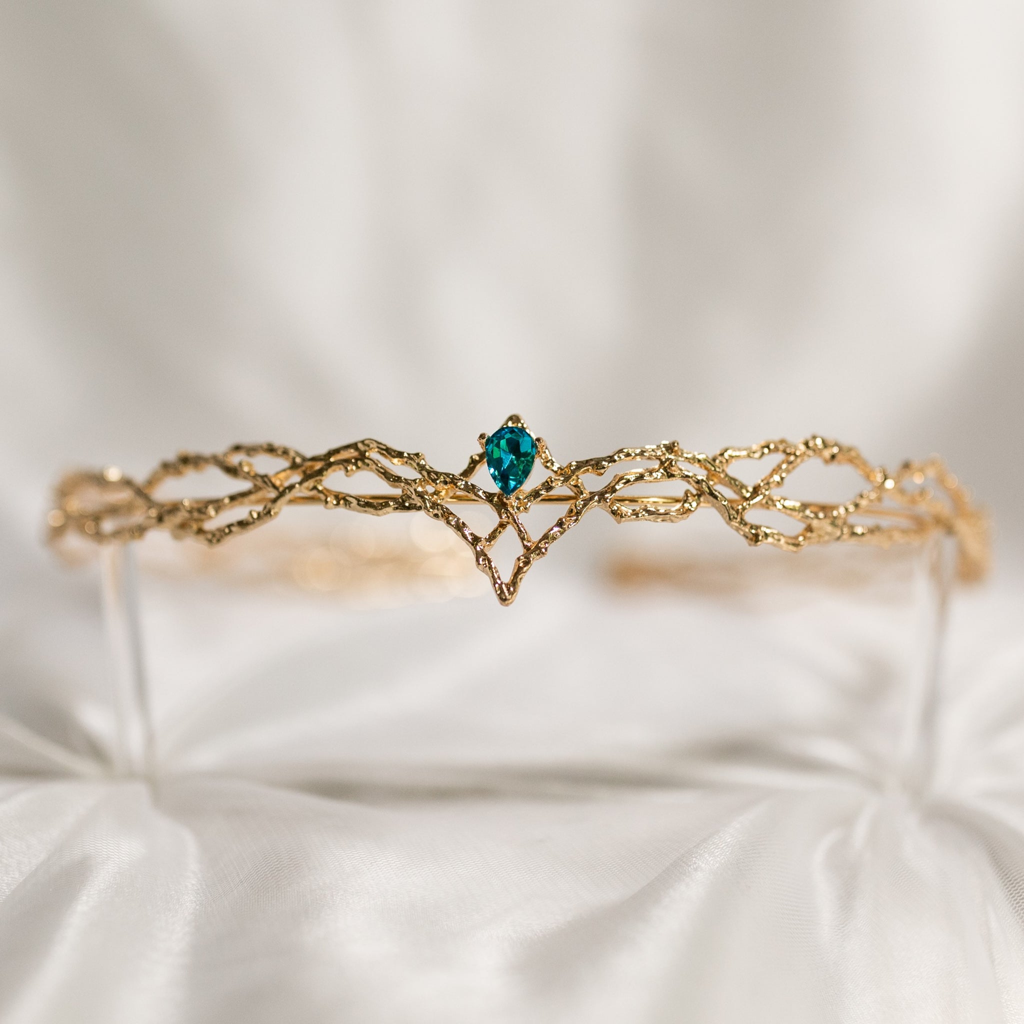 King’s Crown in Gold & Teal Blue
