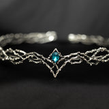 King’s Crown in Silver & Light Blue