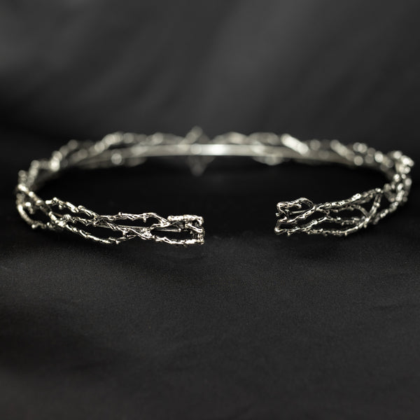 King’s Crown in Silver & Light Blue
