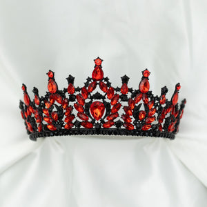 Morrigan's Tiara in Red & Black
