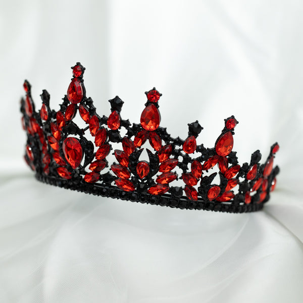 Morrigan's Tiara in Red & Black