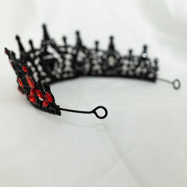 Morrigan's Tiara in Red & Black