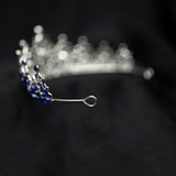 Ophelia's Tiara in Blue & Silver