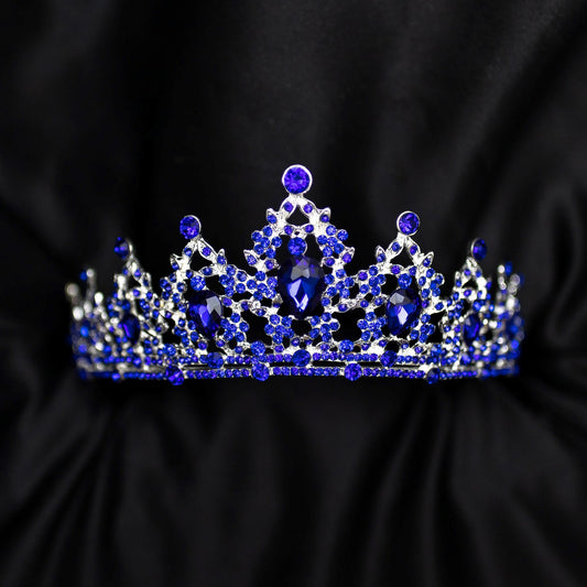 Ophelia's Tiara in Blue & Silver