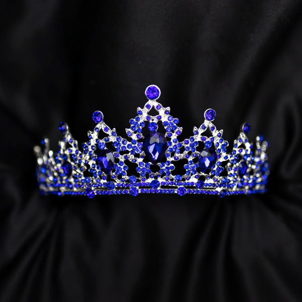 Ophelia's Tiara in Blue & Silver