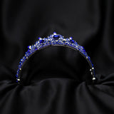 Ophelia's Tiara in Blue & Silver